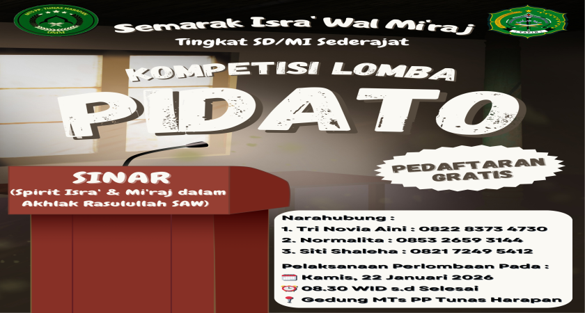Kompetisi Lomba Pidato SD/MI Sederajat